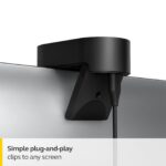 Jabra PanaCast 20 4K Video Conferencing Camera - Flexible Plug & Play Personal Video Solution Computer Webcam with AI-Powered 4K Ultra-HD, Intelligent Zoom, and Lighting Optimization - Black - Image 2