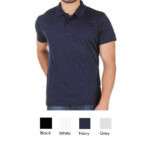 Unisex Plain Polo with Collar T shirt 240 GSM