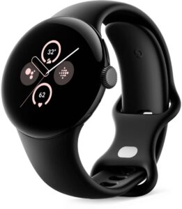 Google Pixel Watch 2 Smart Watch, Obsidian Active Strap - Image 2