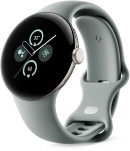 Google Pixel Watch 2 Smart Watch, Hazel Active Strap - Image 2
