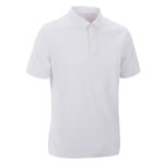 Decathlon Mens cricket white polo T-shirt plain