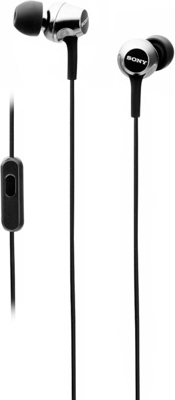 Sony MDR-EX255AP In-Ear Headphones with Mic