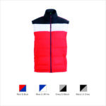 Black Stallion sleeveless Bomber Jacket