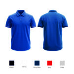 Black Stallion polo T-Shirt with single tipping