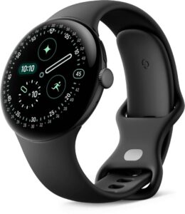 Google Pixel Watch 4 Smart Watch, Obsidian Strap, 45 mm display - Image 2