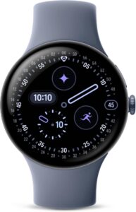 Google Pixel Watch 4 Smart Watch, Moonstone Strap, 45 mm display